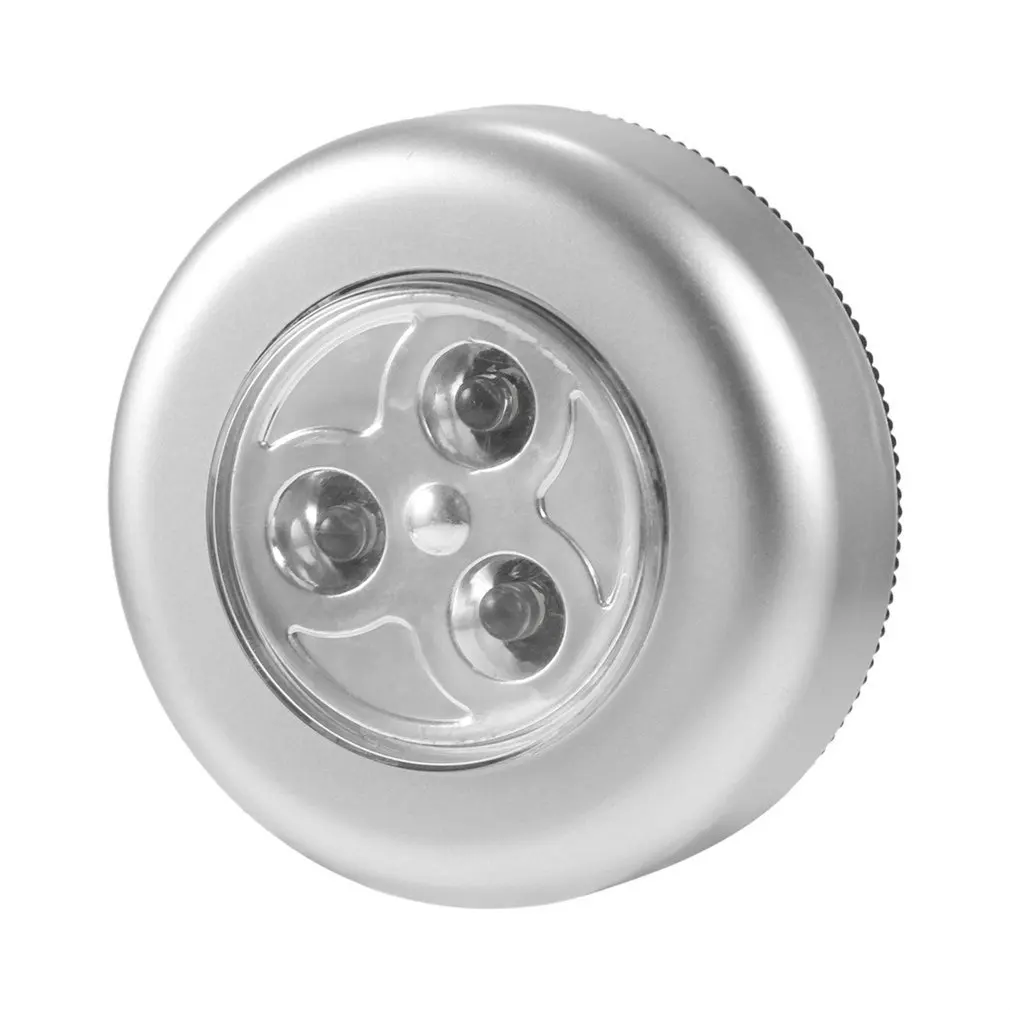 

Светодиодный сенсорный светильник с питанием от батарейки AAA, беспроводной ночник для шкафа, освещение для кухни, гардероба, спальни