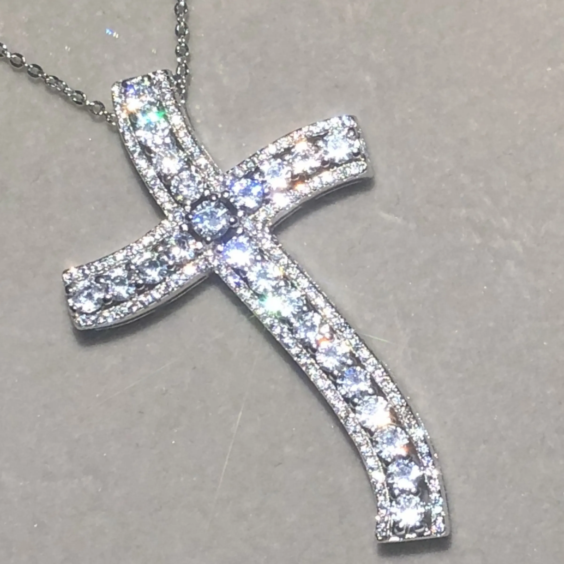 Оригинальное серебро 925 пробы изысканное Библейское ожерелье с крестом Иисуса