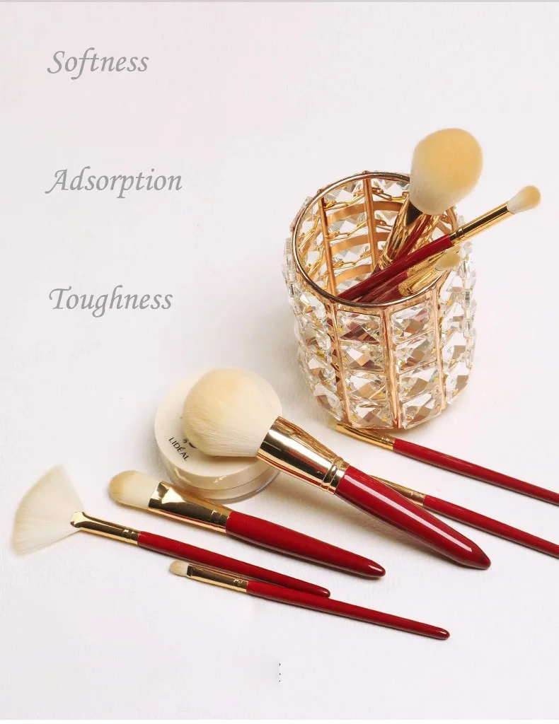 Мотис для бровей теней большая кисть румян 9 шт. в виде кленового листа красный