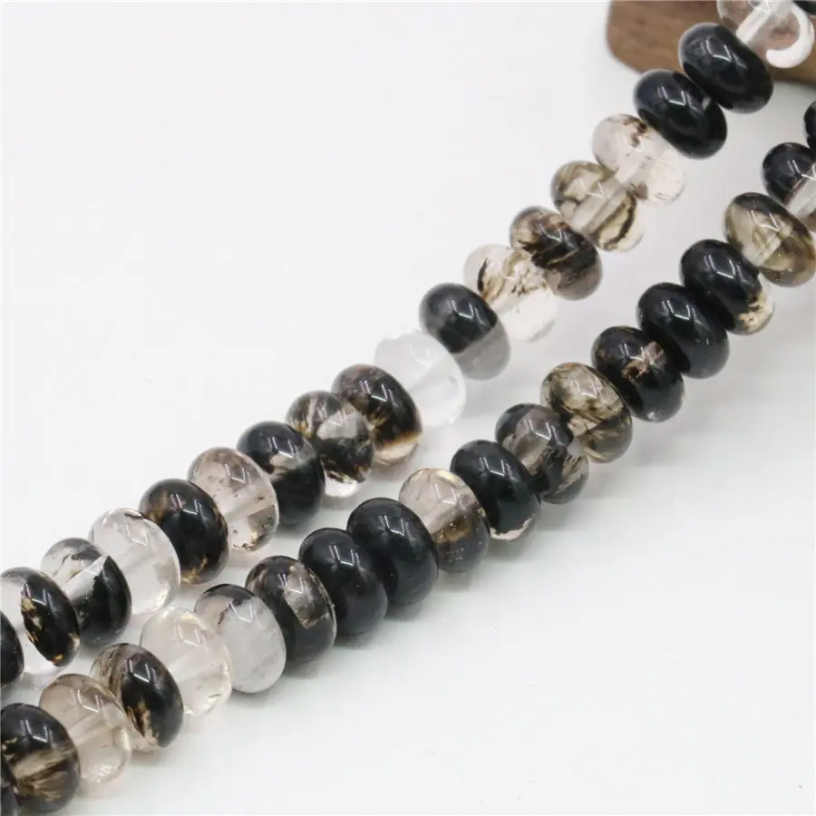 Бусины Из Натурального лазурита и нефрита 5 х8 мм | Украшения аксессуары