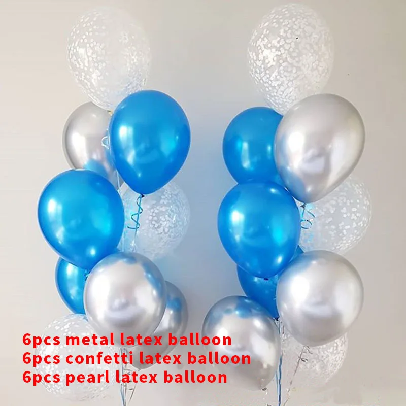 18 шт воздушные шары с конфетти цвета розовое золото украшение для первого дня