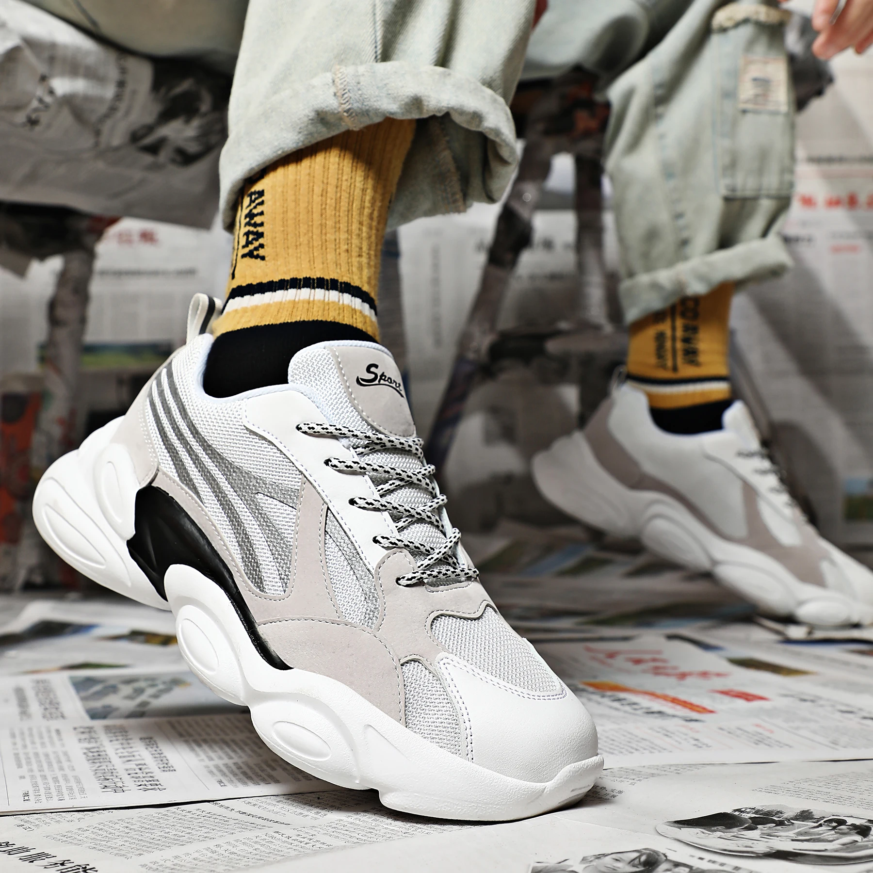 Брендовые Дизайнерские кроссовки мужская обувь Уличная для бега фитнеса