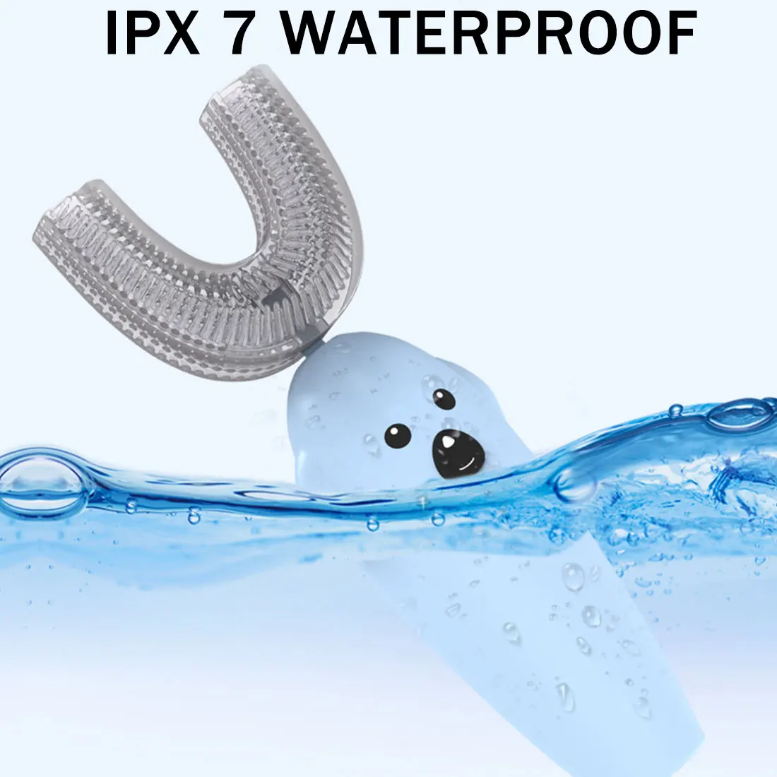 

Electric Toothbrush Automatic Ultrasonic TeethTooth Brush Cartoon Pattern Smart U 360 Degrees Kids for Sonic Electric Toothbrush