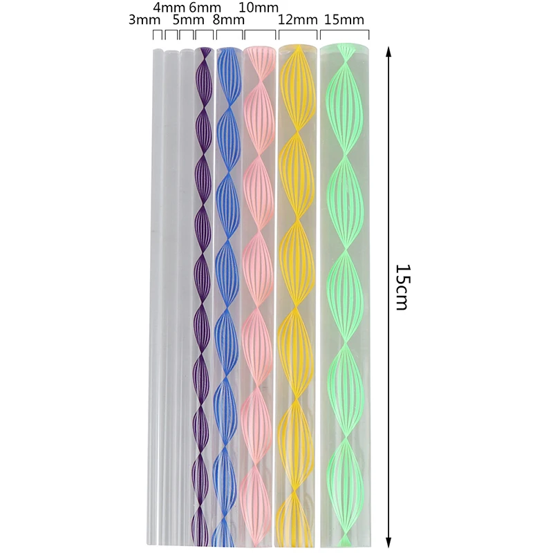 8 шт. акриловые стержни Мандала инструменты для дозирования набор дерева канва