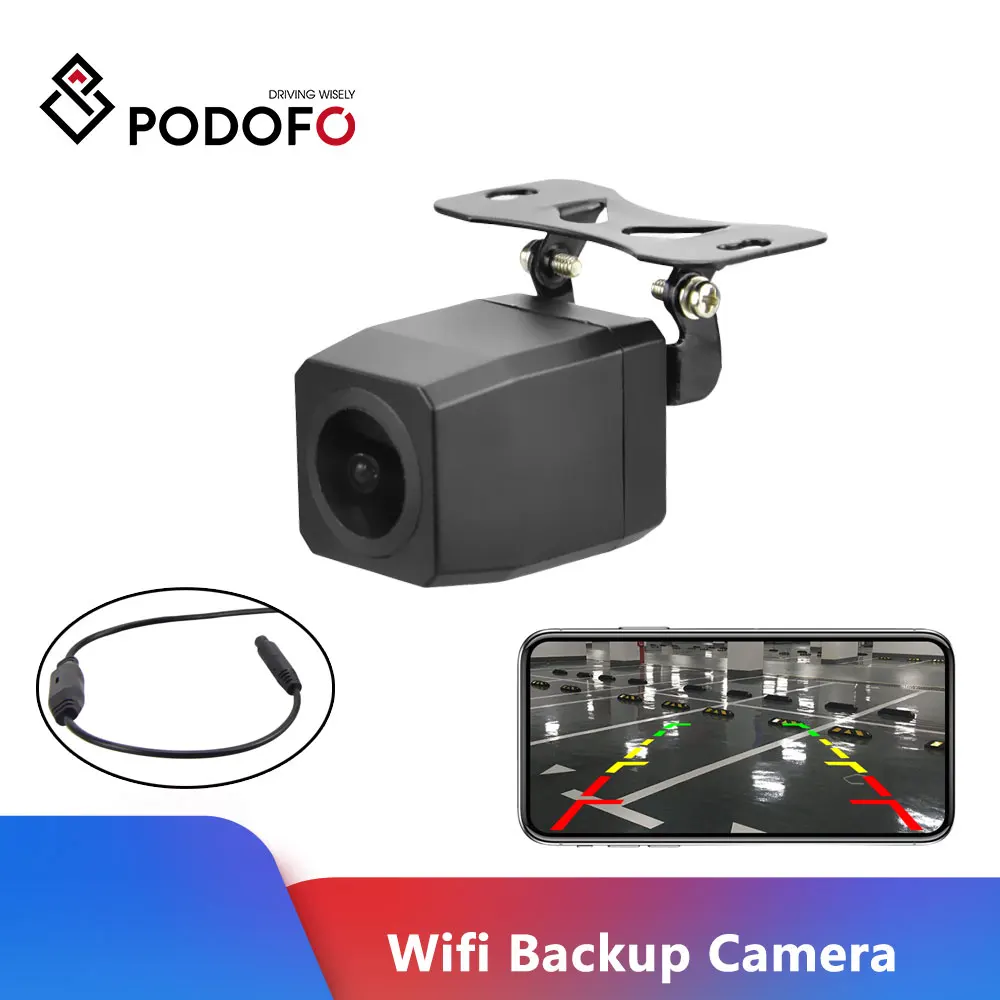 

Камера заднего вида Potofo 1080P Full HD с поддержкой Wi-Fi