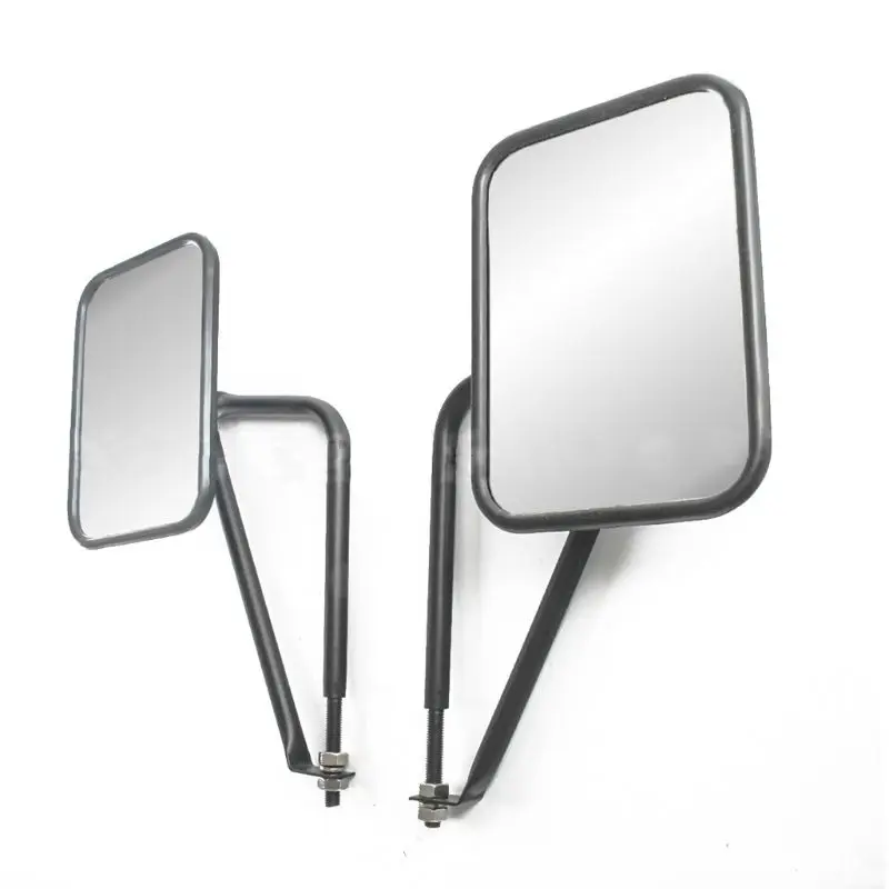 

Hinge Side Mirrors Square Doorless Rear-view Mirrors for Wrangler TJ JK