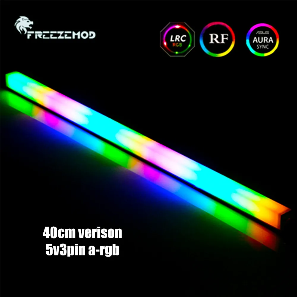 Freezemod RGB Светодиодная лента ARGB мягкий светильник кабель 5 в 3Pin/12V4PIN AURA PC MOD Корпус