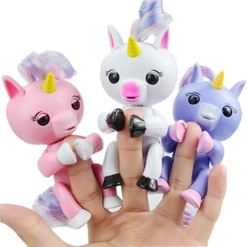 

Interactive Finger Unicorn Smart Induction Vocal Toys For Christmas Gift Toy Finger Baby Monkey Style