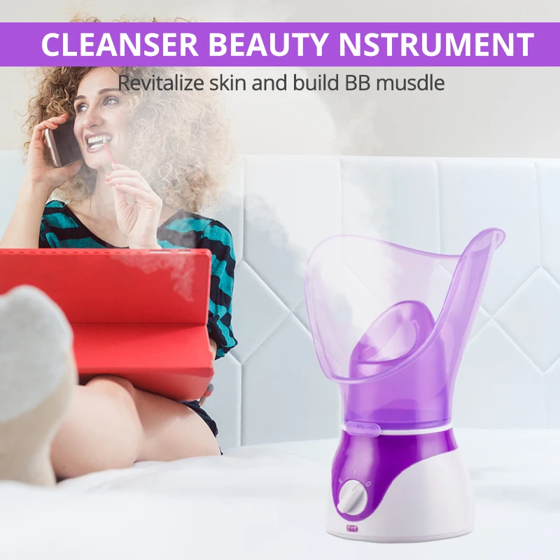 Face Cleaner Beauty Device Facial Steamer Thermal Sprayer Skin Care Tool Humidifier | Красота и здоровье