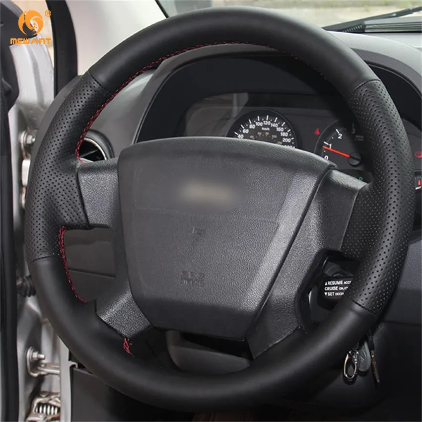 Черный оригинальный кожаный чехол MEWANT для Jeep Compass 2006 2010 старый Патриот 2007