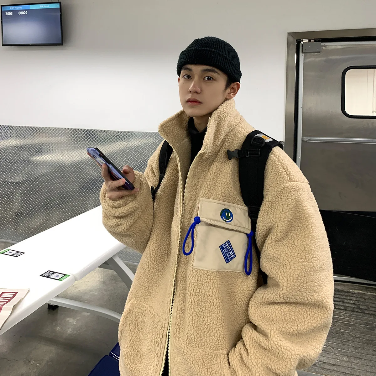 

2021 зимняя модная флисовая стеганая куртка литературы и искусства, плотное Стеганое пальто, куртка, свободная стеганая куртка для инструмен...