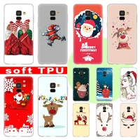 christmas soft silicone case for samsung a52 a32 a12 a72 a42 a21s 5g a3 a5 a6 a7 2018 cover