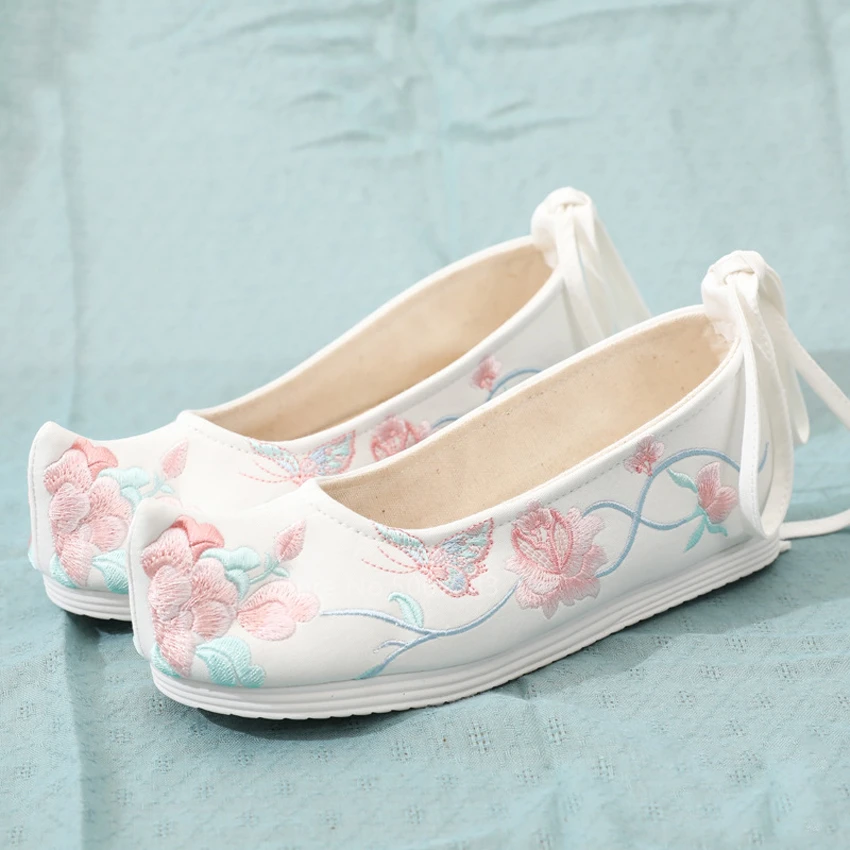 Китайская традиционная сценическая обувь женская национальная танцевальная на