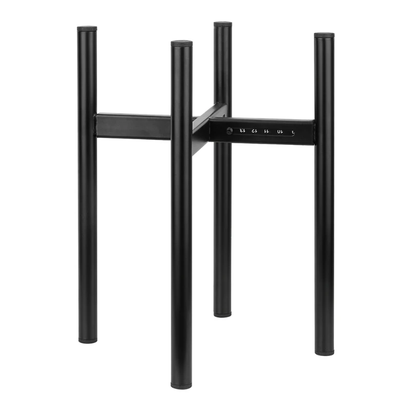 

LXAF современная металлическая подставка для растений Регулируемая ширина 8-12 дюймов комнатный уличный держатель для цветочных горшков полк...