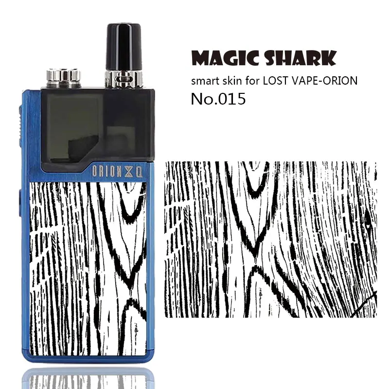 Magic Shark Music is Fun Tiger Wolf Wood Leopard Print Waterproof Skin Cover Case Sticker Film for Lost Vape Orion 011-020 | Мобильные