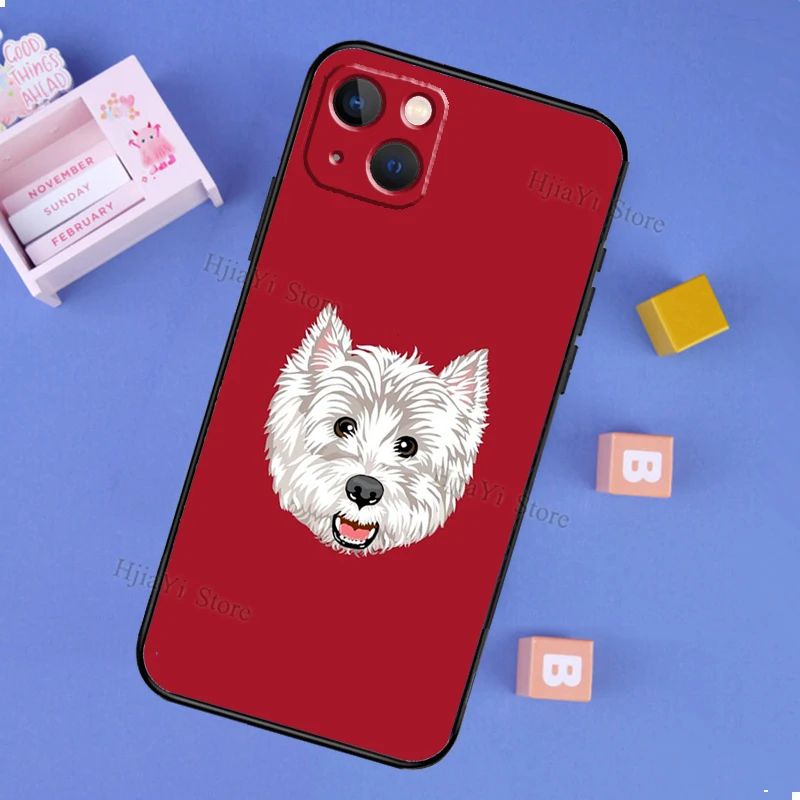 Чехол Maltese West Highland Terrier для iPhone 13 Pro Max XS X XR 7 8 Plus SE 2020 чехол 11 14 12 Mini - купить по