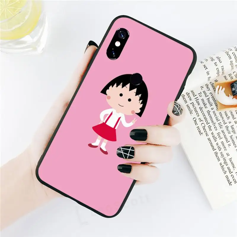 

Japan Anime Chibi Maruko Phone Case For Xiaomi Redmi note 7 8 9 t k30 max3 9 s 10 pro lite