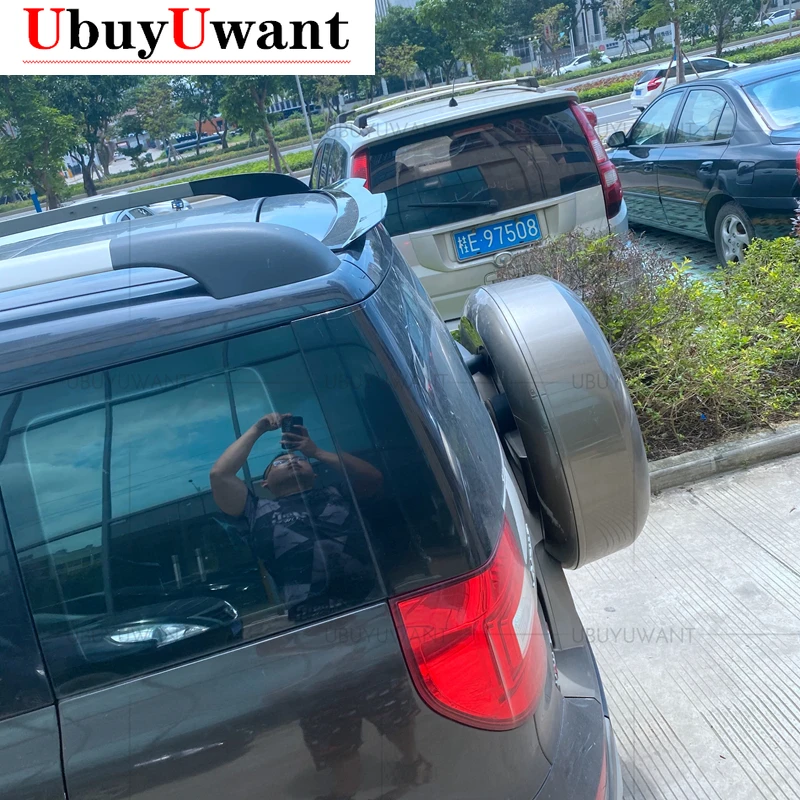 

Rear Roof Lip Spoiler For Skoda Yeti 2015 2016 2017 2018 2019 Spoiler ABS Car Tail Wing Side Spoiler