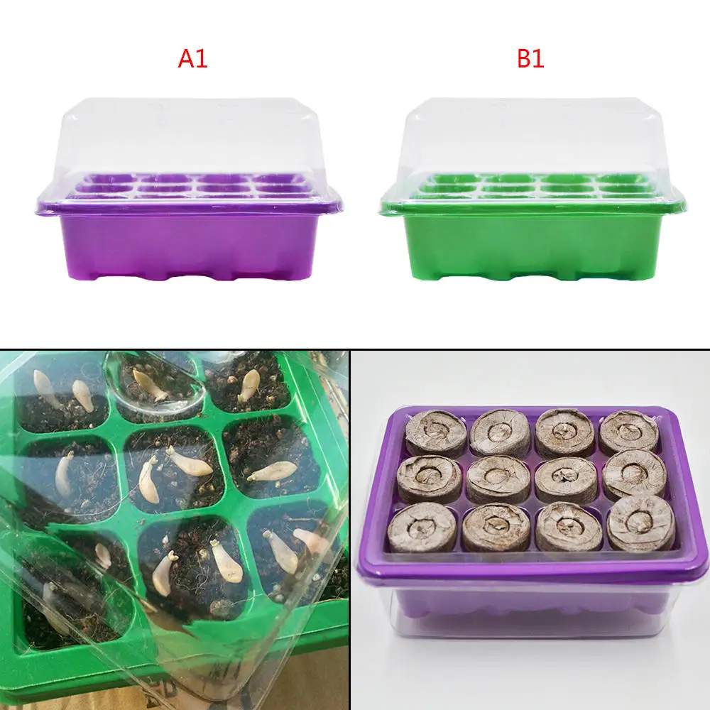 Горшочки для сеялки садоводство гидропонная система 12 Ячеек|Детские горшки| |