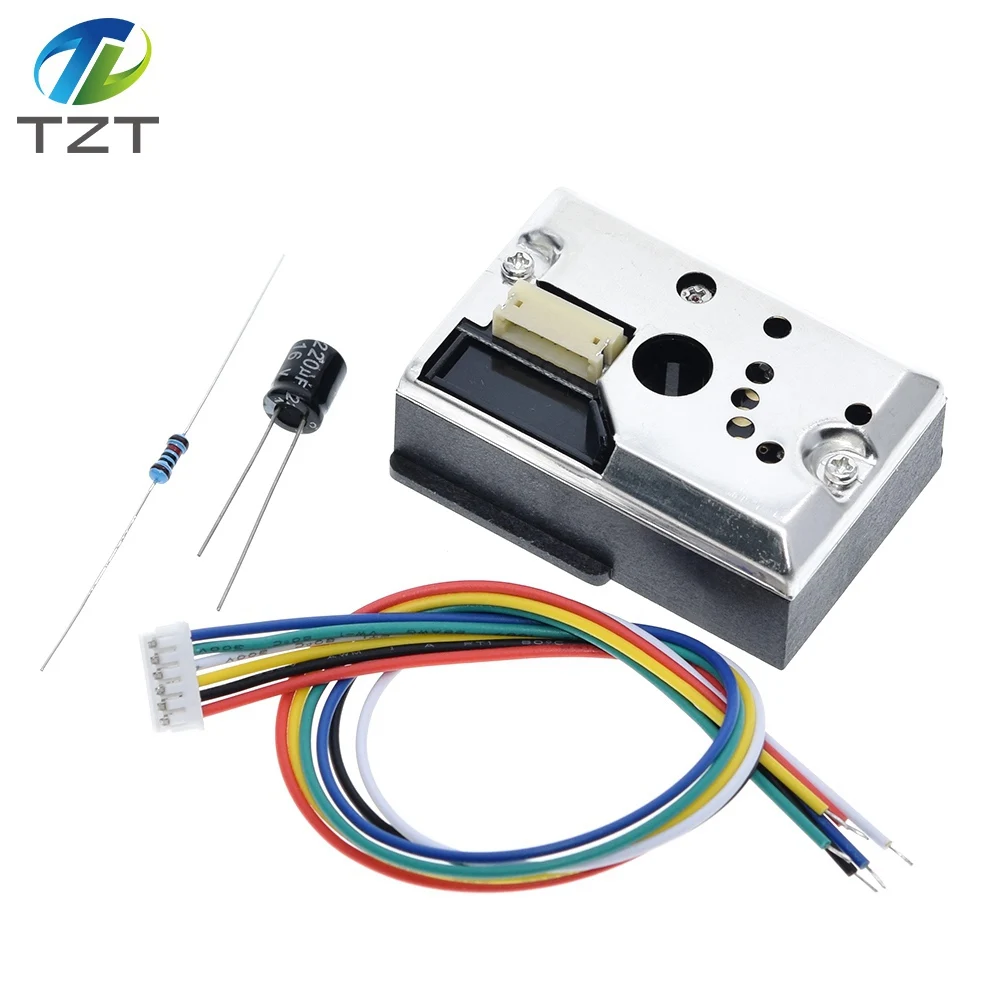 TZT GP2Y1014AU0F компактный оптический датчик пыли совместимый с GP2Y1010AU0F GP2Y1010AUOF дыма