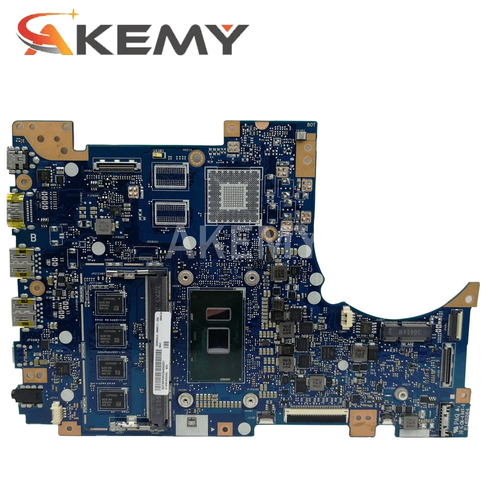 

Akemy Q304UAK Laptop Motherboard For ASUS Q324UAK Q324UA Q324U Mainboard 90NB0AL0-R00060 4GB RAM I5-7200U