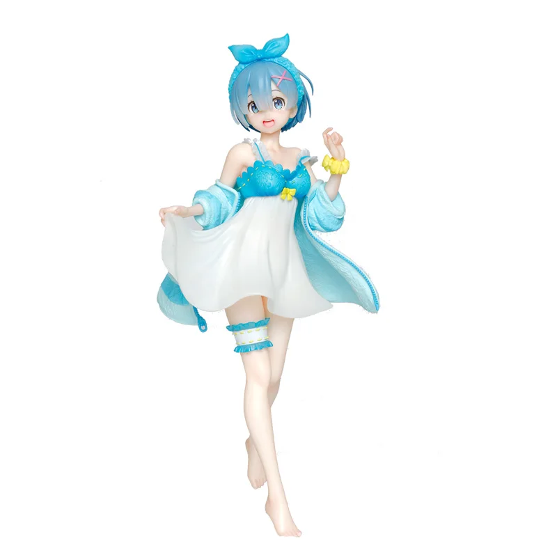 

Anime Re:Life in a different world from zero Rem Pajamas PVC Action Figure Collection Model Toys Doll Gift