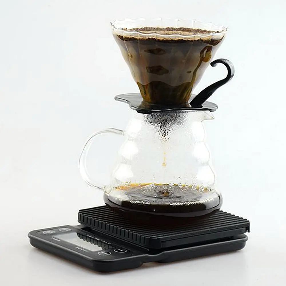 Бытовой V60 капельная бумага держатель набор с кофе весы стеклянная капельница