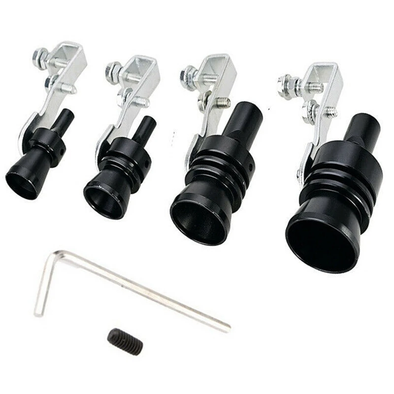 

1 шт. Универсальный звуковой симулятор, автомобильный турбо-звук, Алюминиевый свисток, глушитель, установка для автомобиля, выхлопная труба,...