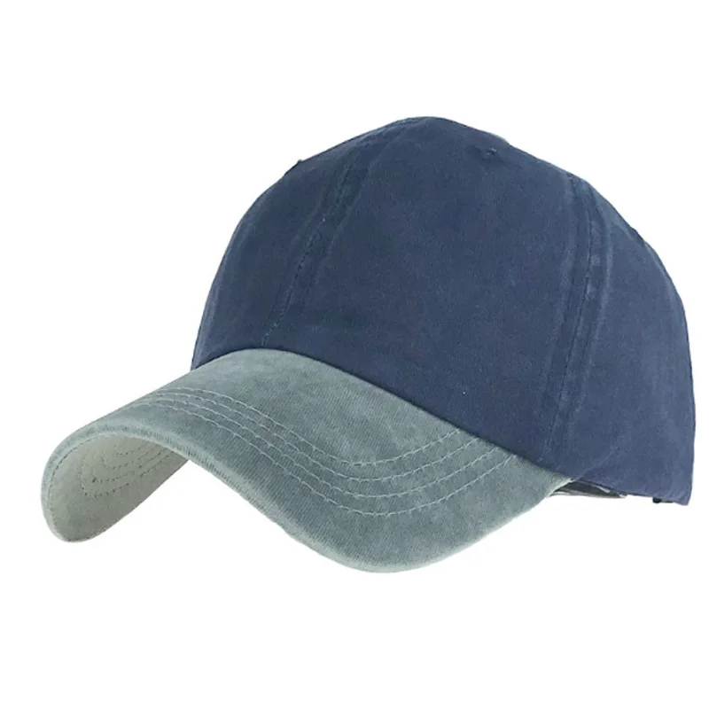 7 цветов помытые хлопковые бейсбольные однотонные кепки Snapback кепки хип хоп для женщин и мужчин Bone шапки модные повседневные папа Casquette Gorras - Цвет: 05