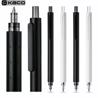 kaco rocket gel pen 0 5mm blacknavy blue ink press pen fast dry sign pen gel ink stationery for office schoolkaco refills