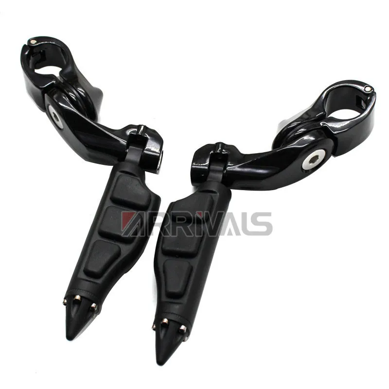 Motorcycle Footrest Short Angled Adjustable Highway Footpeg Mount Kit For Harley Honda Suzuki Kawasaki | Автомобили и мотоциклы
