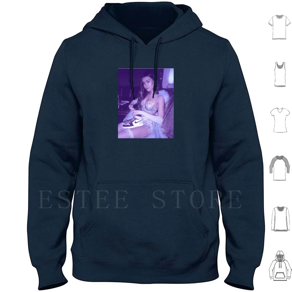 Фото Толстовки с капюшоном When Beer Sit с длинными рукавами для девочек Beautiful Love Madison Rnb Music Cool Cute Pretty Smile Star Sexy №1