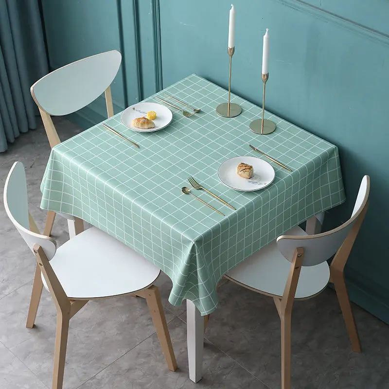 Скатерть для чайного столика водонепроницаемая с защитой от ожогов и жира без
