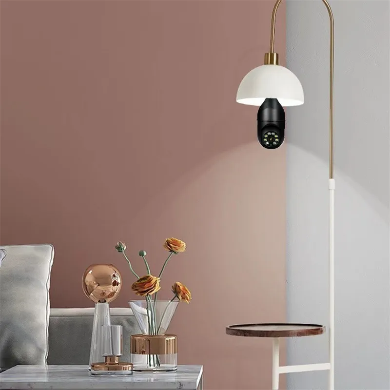 200W E27 Bulb Infrared Night Vision IP Camera Smart Home Security Baby Monitor Wifi Digital Zoom 2PM CCTV Surveillance | Безопасность и