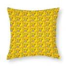 Чехол для подушки без названия, украшения для дома и сада, желтый чехол для подушки, коллаж из мультфильма, Hypebeast, Модный милый Hype, Rap Vi