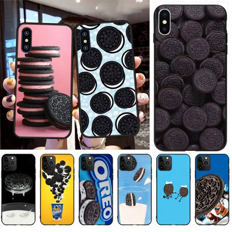 Милый чехол для телефона PENGHUWAN Oreo Бисквитное украшение iPhone 11 pro XS MAX 8 7 6 6S Plus X 5S SE XR |