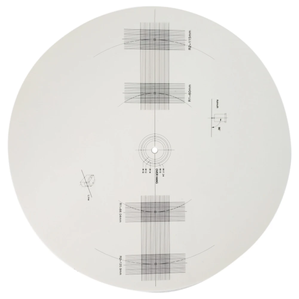 Коврик LP виниловый поворотный стол инструменты обнаружения практичный Тахометр
