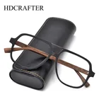 Оправа для очков HDCRAFTER с деревянной оправой, для мужчин и женщин, в Корейском стиле