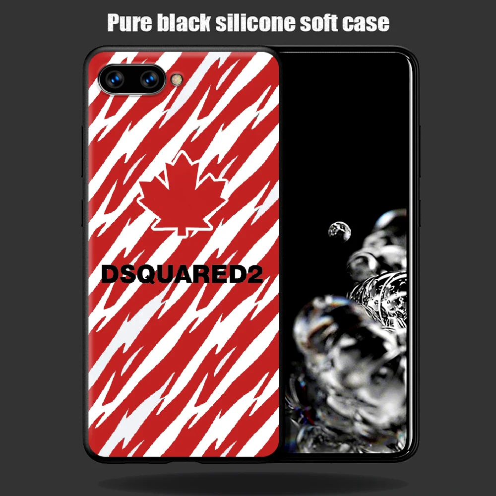

DSQ2 D2 Fashion Trend Brand Phone Case Cover Hull For HUAWEI Honor 6A 7A 7C 8 8A 8S 8x 9 9x 10 10i 20 Lite Pro black Cell Luxury