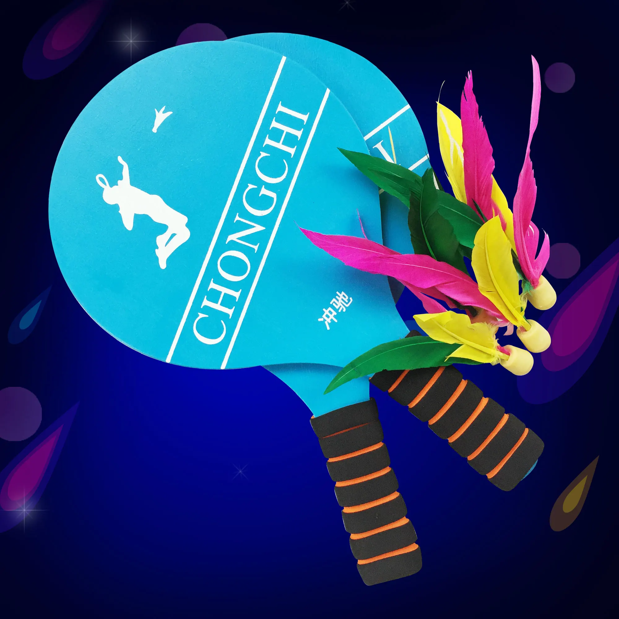 Утолщенные крикет летучая мышь набор толстый деревянный дизайн пляж Кемпинг