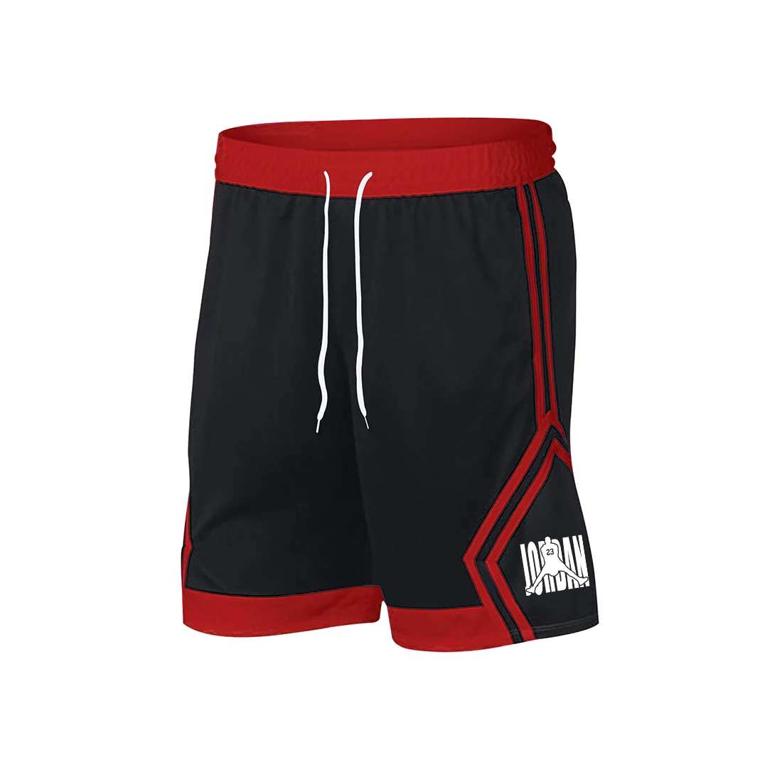 

Summer Hot Brand Letter 23 Stripe Sports Running Jogging Fitness Football Basketball Training Track and Field Fashion Men Shorts