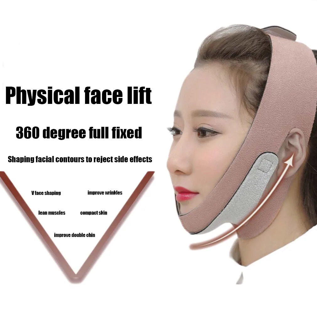 

Thin Face Mask Massager Slimming Bandage Facial Thin Masseter Double Chin Skin Care Thin Face Belt Bandage Health Care New