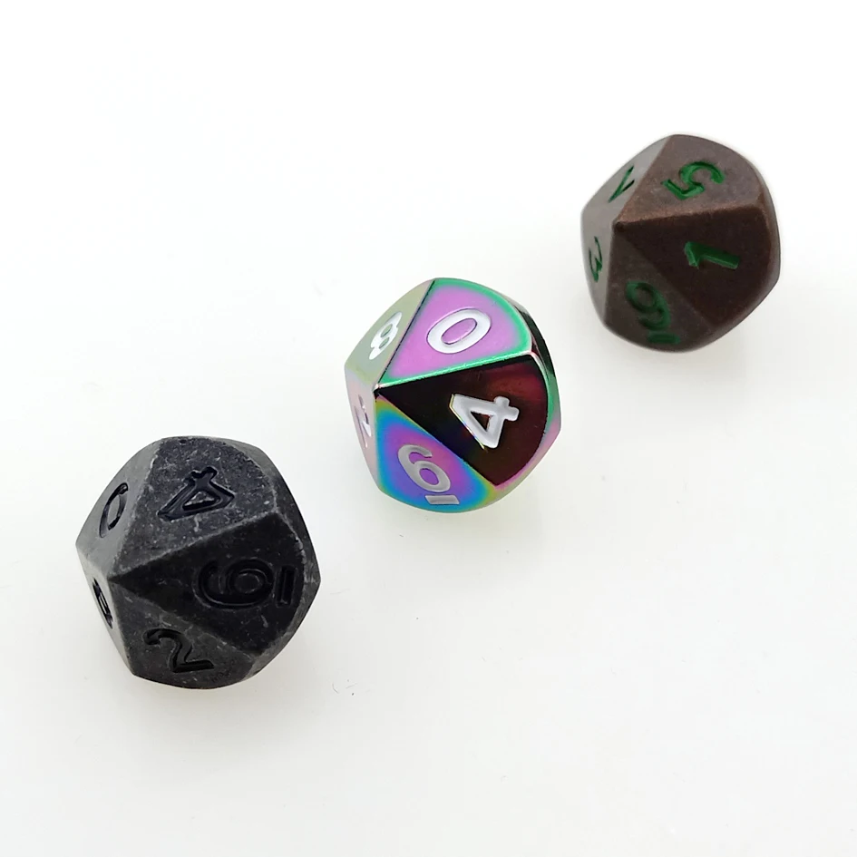 Rollooo 10 Sided Dice Single Metal d10 | Спорт и развлечения