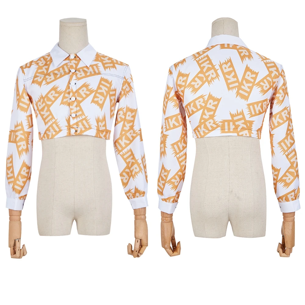 Японская косплей куртка короткого платья Хэллоуин костюм Yamada Saburo из DRB Japanese Anime Voice Actor Division Rap Battle.