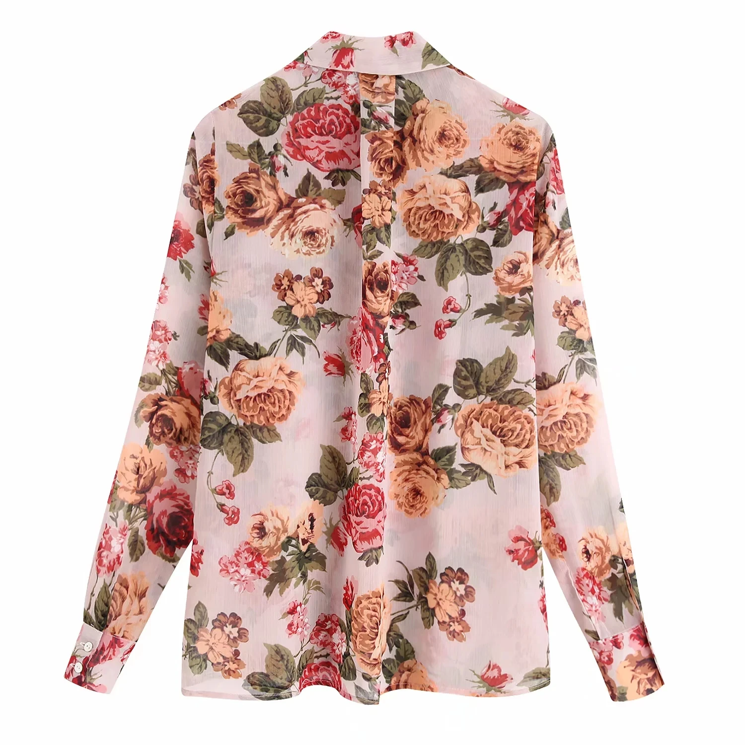 Женская шифоновая блузка с длинным рукавом осенняя zora женские блузки и