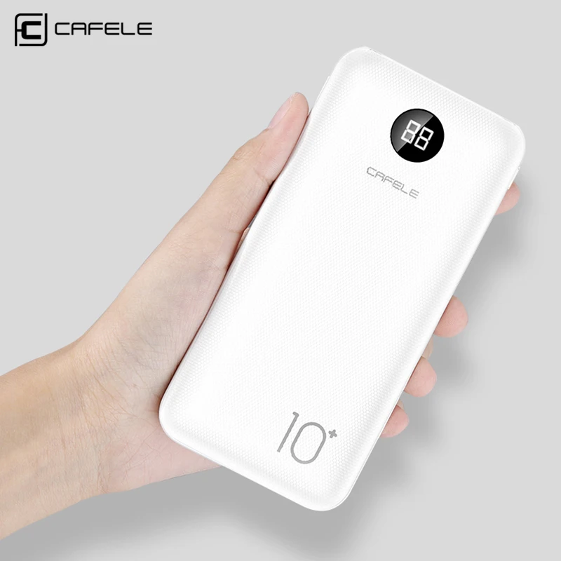 CAFELE LED портативное зарядное устройство для iPhone Samsung Xiaomi Huawei Универсальное с
