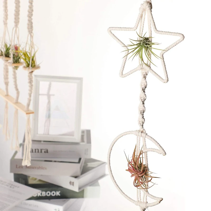 Горячая Распродажа воздуха растения держатель завод вешалка звезды и луна