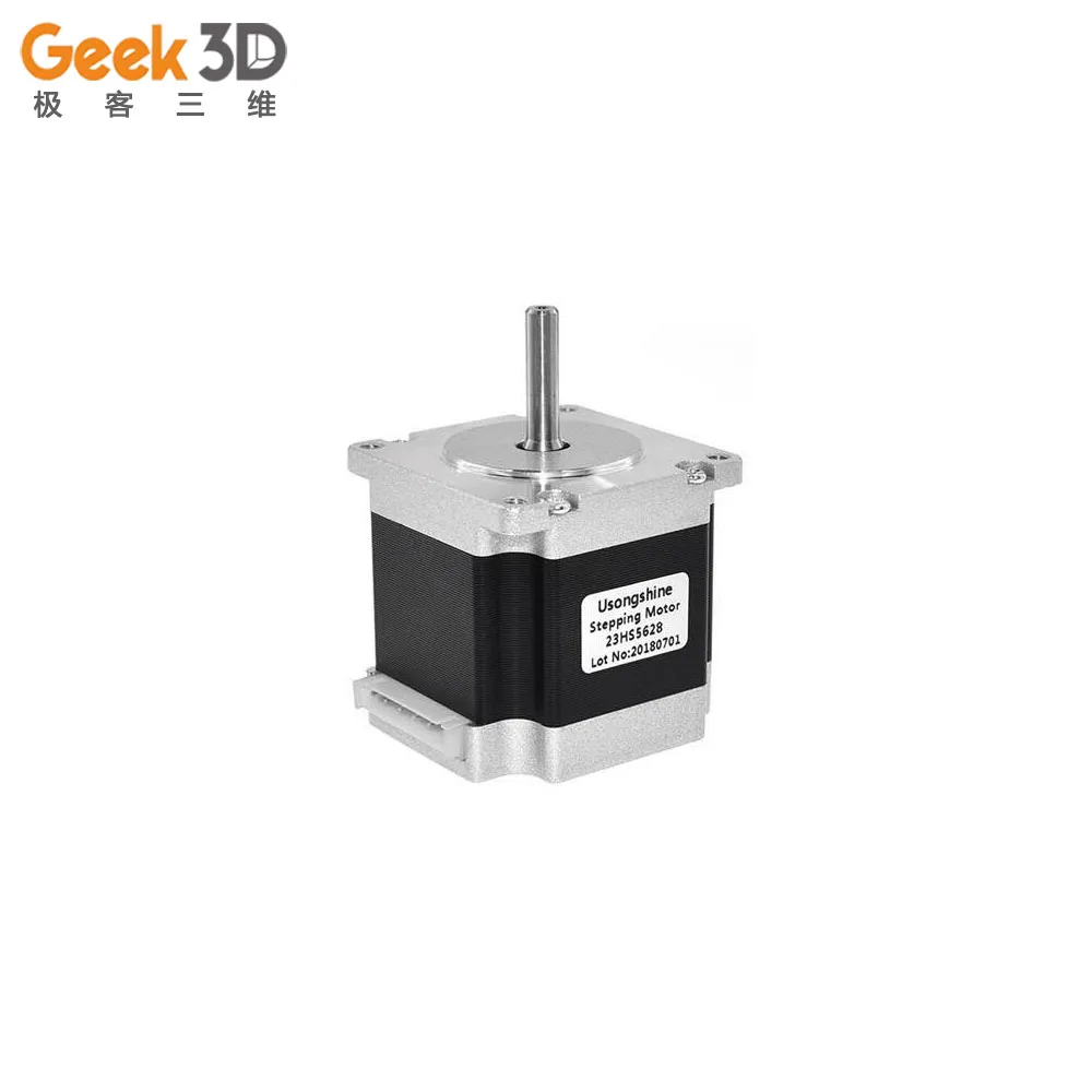 23HS5628 4-проводной шаговый двигатель Nema 23 57 165 унций 56 мм 6 35 А мм/8 лазерный 3D-принтер