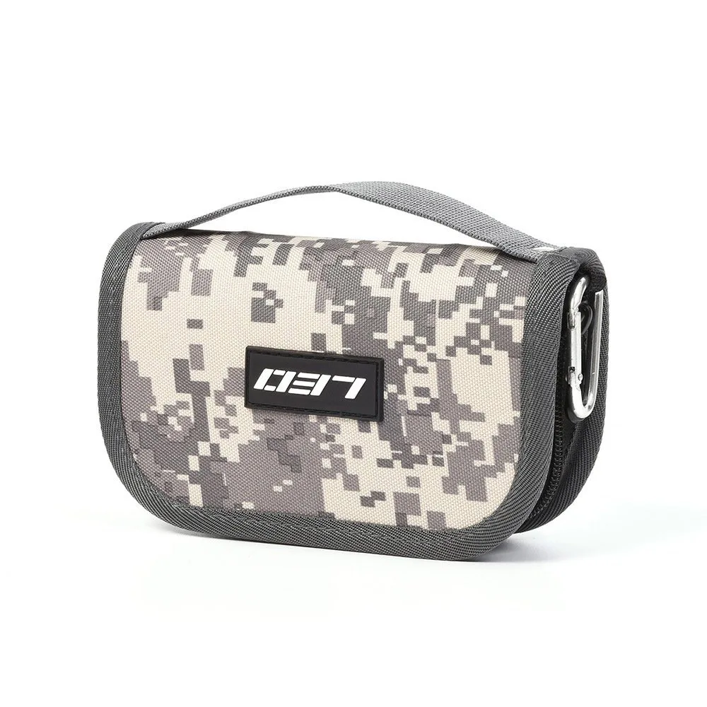 Портативная Рыболовная Сумка холщовая на молнии с блестками | Спорт и