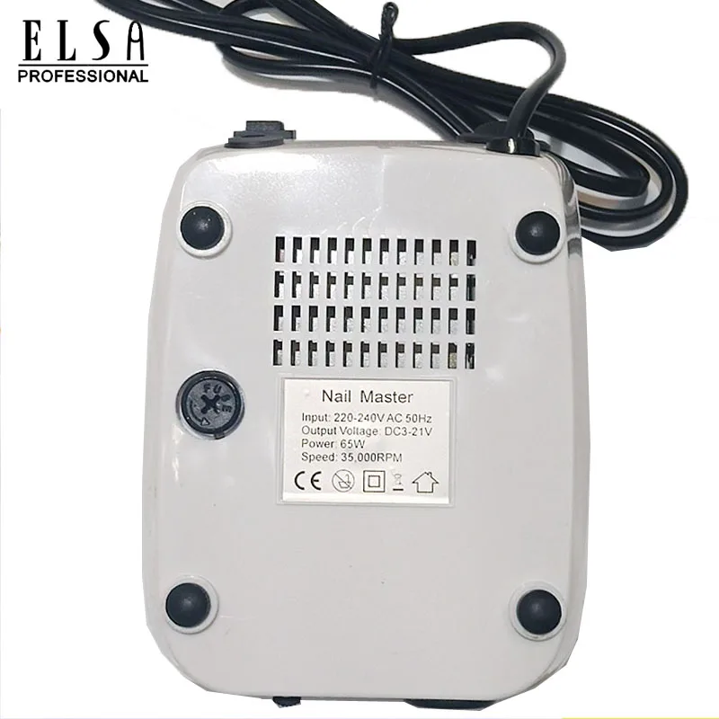 Профессиональная электрическая пилка для ногтей 65 Вт 35000 об/мин с дисплеем